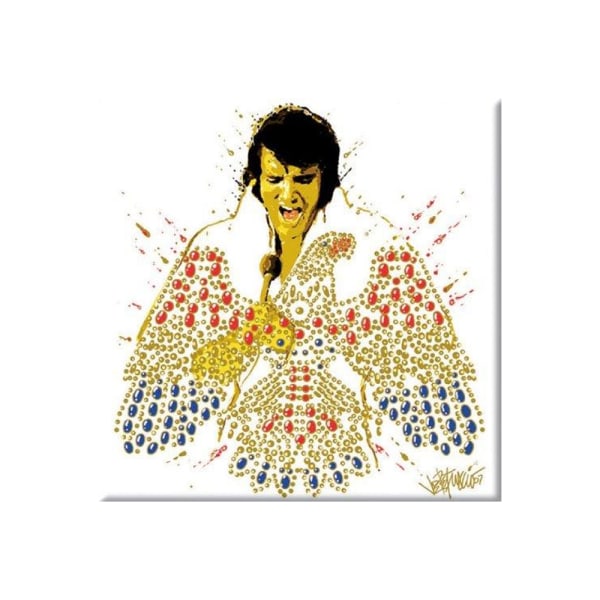 Elvis Presley American Eagle Kylskåpsmagnet En one size flerfärgad Multicoloured One Size