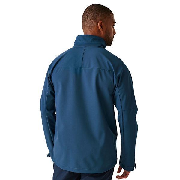 Regatta Arana Vattentät Softshelljacka för Män M Moonlight Den Moonlight Denim/Tangerine Tango M