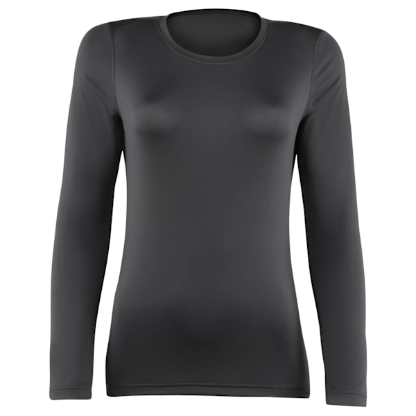 Rhino Womens/Ladies Sports Baselayer Long Sleeve 6 Svart Black 6