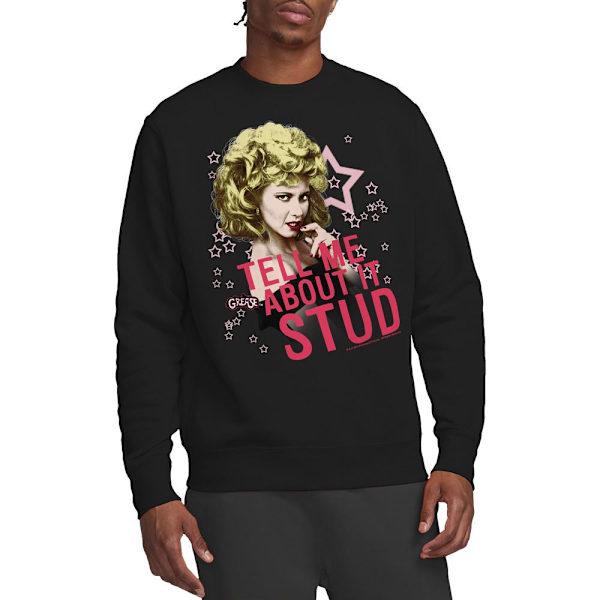 Grease Unisex Vuxen Tell Me About It Stud Sweatshirt XL Svart Black XL