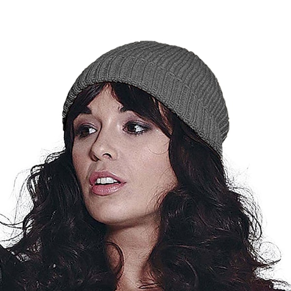 Beechfield Unisex Retro Trawler Vintermössa En Storlek Rök Smoke Grey One Size
