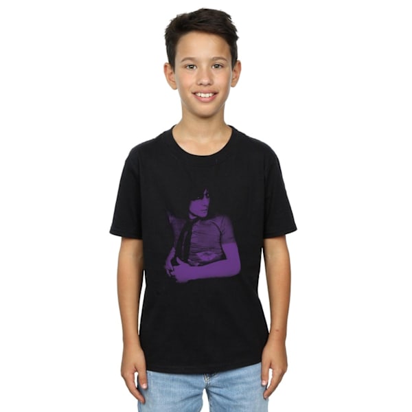 Syd Barrett Boys Violet Portrait T-Shirt 5-6 år Svart Black 5-6 Years