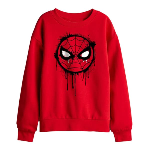 Spider-Man Barn/Kids Peter Parker Graffiti Tröja 12-1 Red 12-13 Years