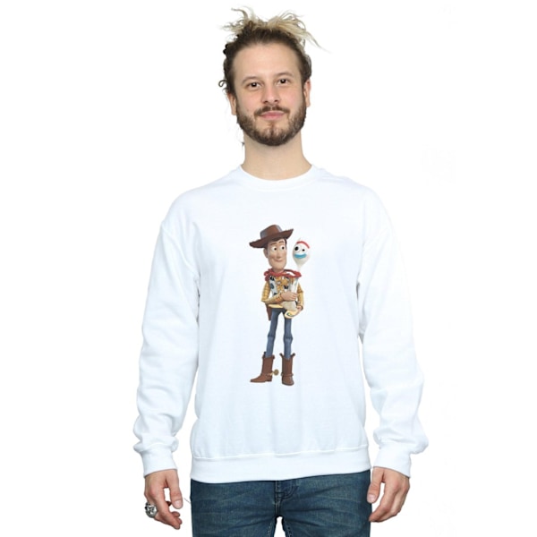 Disney Toy Story 4 Woody och Forky Sweatshirt L Vit White L