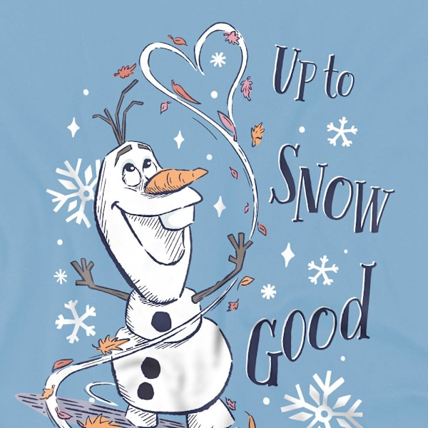 Frozen Barn/Barn Up To Snow Good Olaf T-shirt 12-13 År Sky Blue 12-13 Years