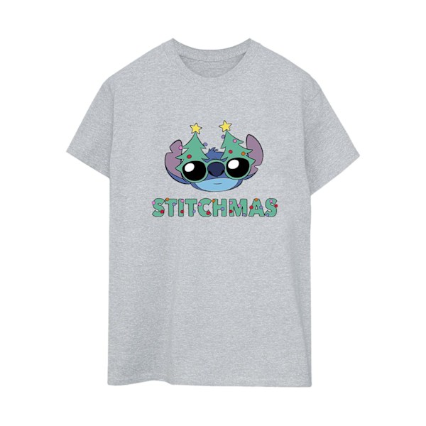 Disney Dam/Damer Lilo & Stitch Stitchmas Glasögon Bomull Pojkvän Sports Grey 4XL