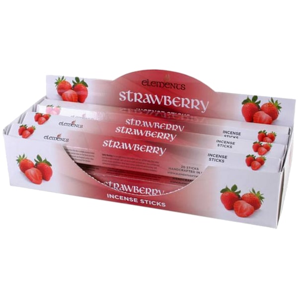 Elements Strawberry Incense Sticks (Box Of 6 Packs) One Size Re Red One Size