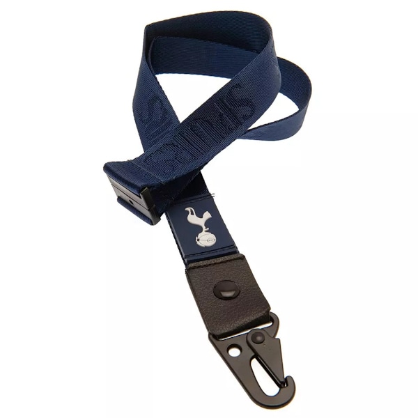 Tottenham Hotspur FC Deluxe Crest Lanyard One Size Marinblå/Vit Navy Blue/White One Size