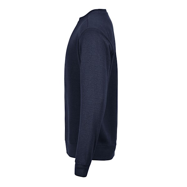 Tee Jays Herr Ribber Interlock Crew Neck Sweatshirt L Marinblå Navy L
