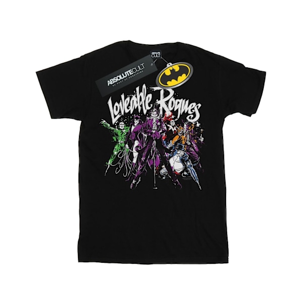 DC Comics Boys Batman Loveable Rogues T-shirt 5-6 år Svart Black 5-6 Years