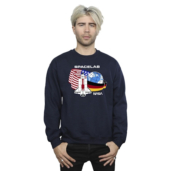 NASA Herr Space Lab Sweatshirt XL Marinblå Navy Blue XL