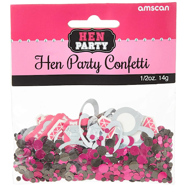 Amscan Hen Night Konfetter En Storlek Rosa/Vit/Brun Pink/White/Brown One Size