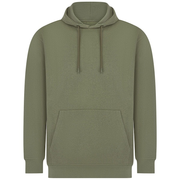 SF Unisex Vuxen Hållbar Hoodie 3XL Khaki Grön Khaki Green 3XL