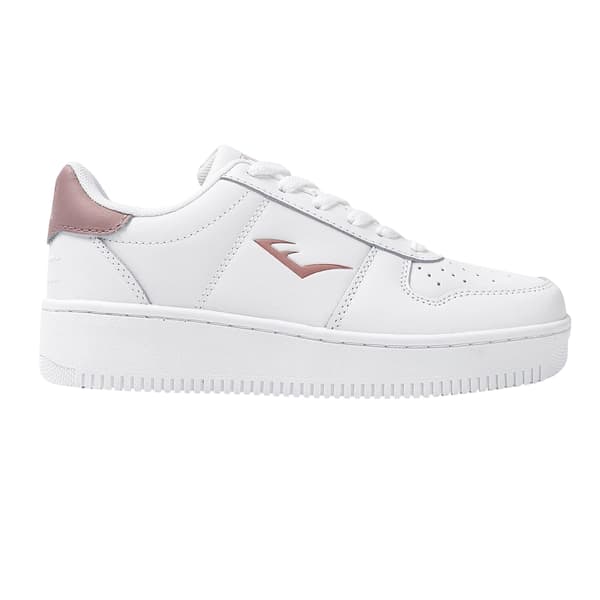 Everlast Barn/Kids Hanshi Action Läder Platåskor White/Pink 5 UK