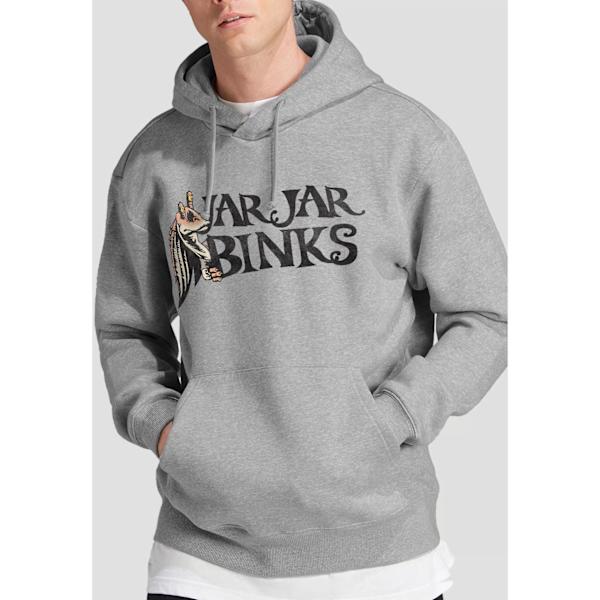 Star Wars Herr Hoodie Jar Jar Binks Storlek L Sport Heather Sport Heather L