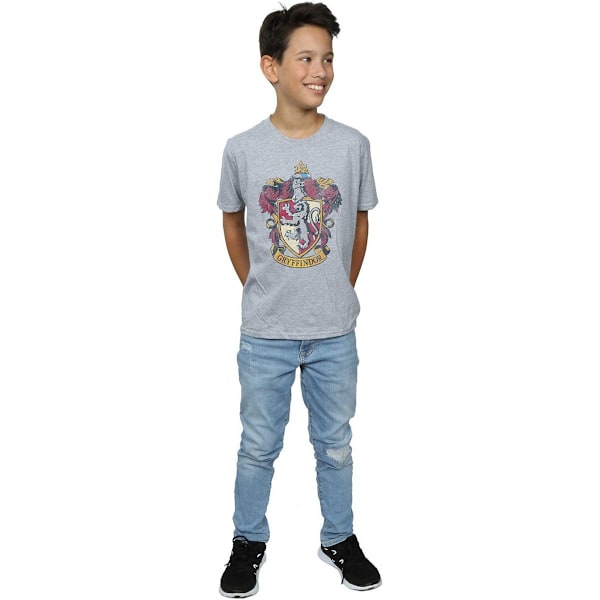 Harry Potter Boys Gryffindor T-shirt 9-11 år Sports Grey Sports Grey 9-11 Years