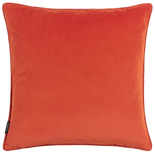Paoletti Tayanna Kuddfodral i Sammet med Metallisk Effekt 50cm x 50cm Papaya Papaya 50cm x 50cm