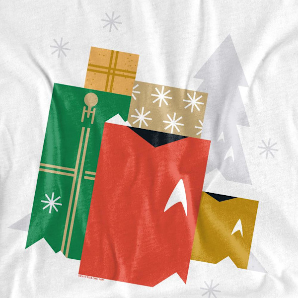 Star Trek: The Original Series Herr Julklapps T-shirt S White S