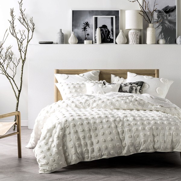 Linen House Haze Påslakan Set Enkelsäng Vit White Single