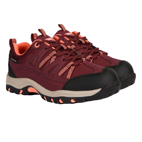 Trespass Childrens/Kids Gillon II Vandringsskor 5 UK Burgundy Burgundy 5 UK