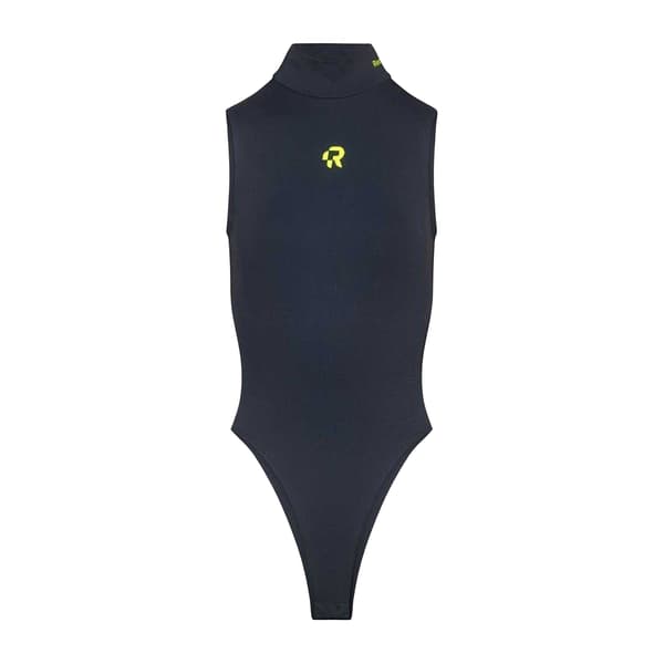 Red Run Dam/Dam Logotyp Turtleneck Slim Ärmlös Body Navy 8 UK