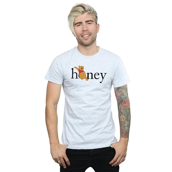 Disney Winnie The Pooh Honey T-shirt M Sports Grey för män Sports Grey M