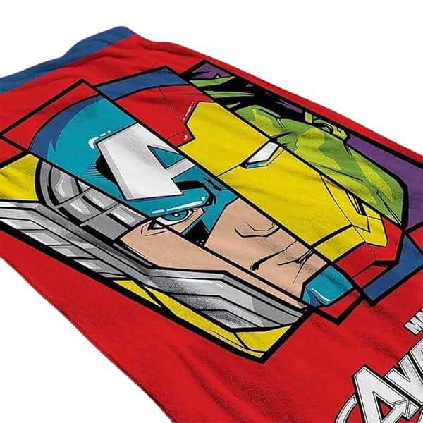 Avengers Logo Handduk En Storlek Flerfärgad Multicoloured One Size