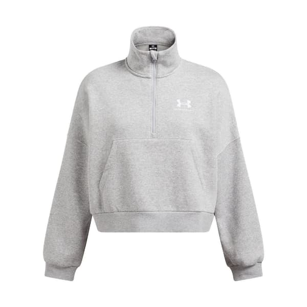 Under Armour Dam Icon Icon Half Zip Oversized Fleece Grey 8 UK - 10 UK