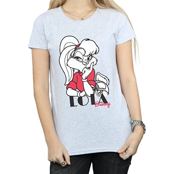 Looney Tunes Dam/Damer Klassisk Lola Bunny T-shirt S Sport Sports Grey S