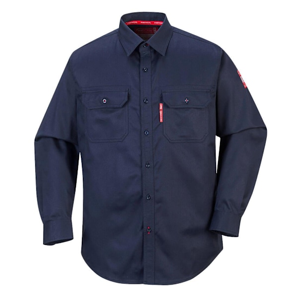 Portwest Bizflame Skjorta för Herr 4XL Marinblå Navy 4XL