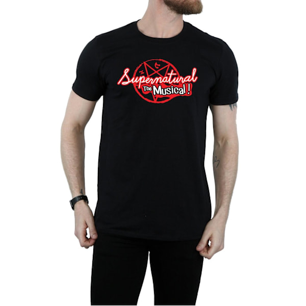 Supernatural Mens The Musical T-Shirt XL Svart Black XL
