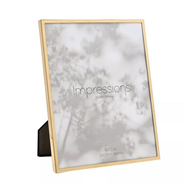 Widdop Impressions Metallfotoram En Storlek Guld Gold One Size