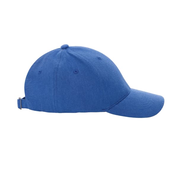 XD Collection Milo 6-panelsmelerad återvunnen keps One Size Blå Blue One Size