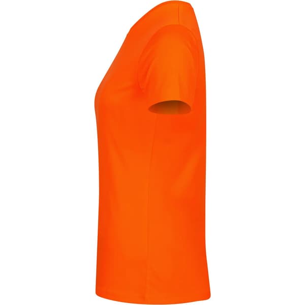 Clique Dam Basic Active Interlock T-shirt L Synlighet Visibility Orange L