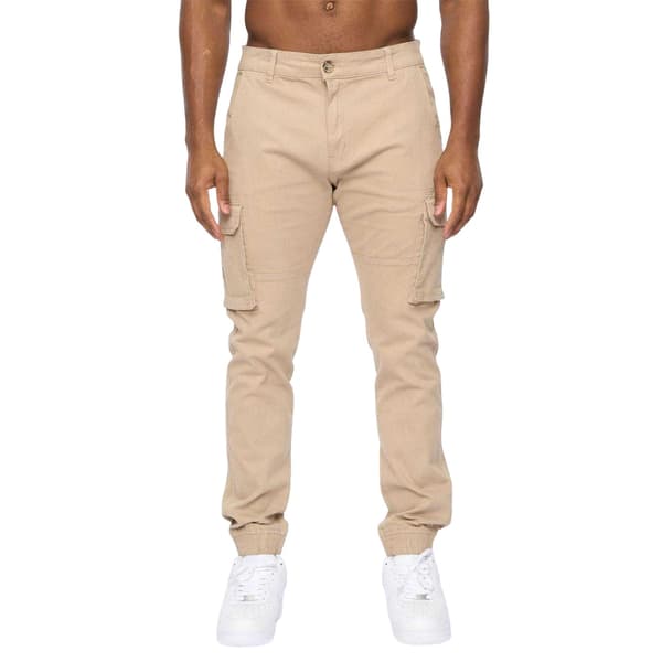 Crosshatch Herr Casual Cargo Byxor 34R Stone Stone 34R
