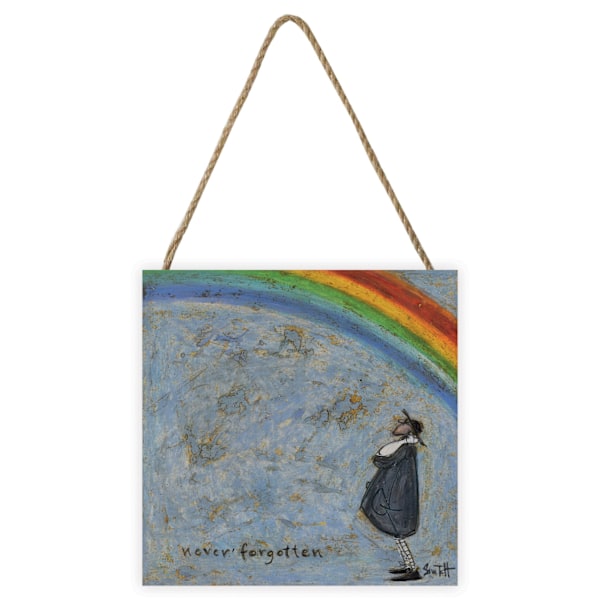 Sam Toft Never Forgotten Träskylt En Storlek Flerfärgad Multicoloured One Size