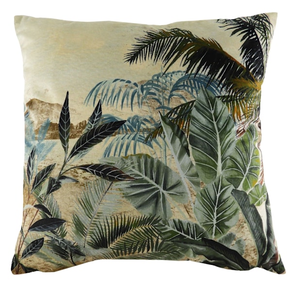Evans Lichfield Kibale Tropisk Kuddfodral 43cm x 43cm Multi Multicoloured 43cm x 43cm