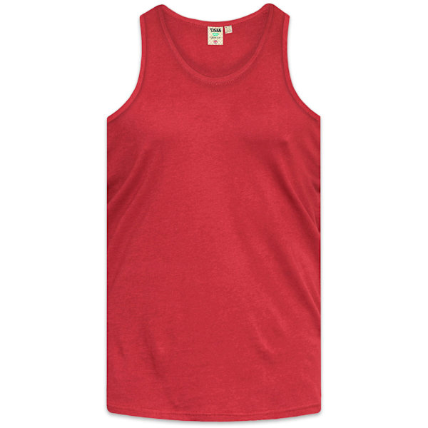 Duke Herr Tanktop D555 Fabio XXL Röd Red XXL