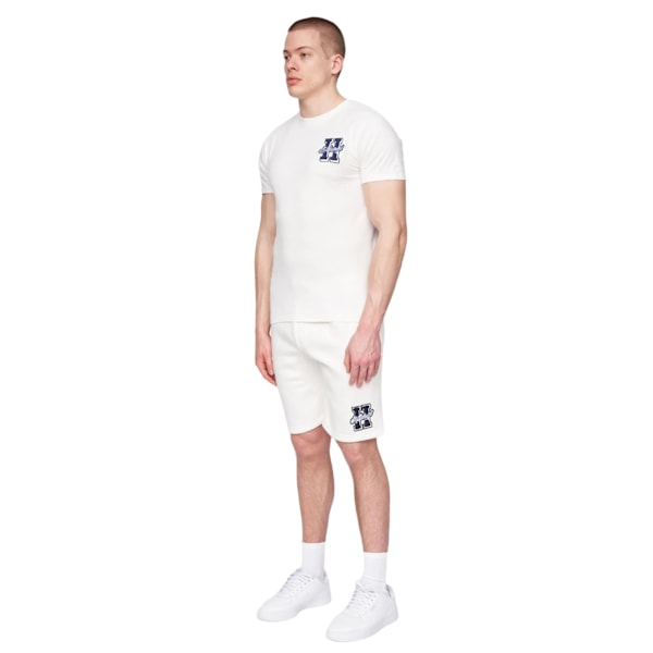 Henleys Mens Aitchen Sweat Shorts L R White White L R