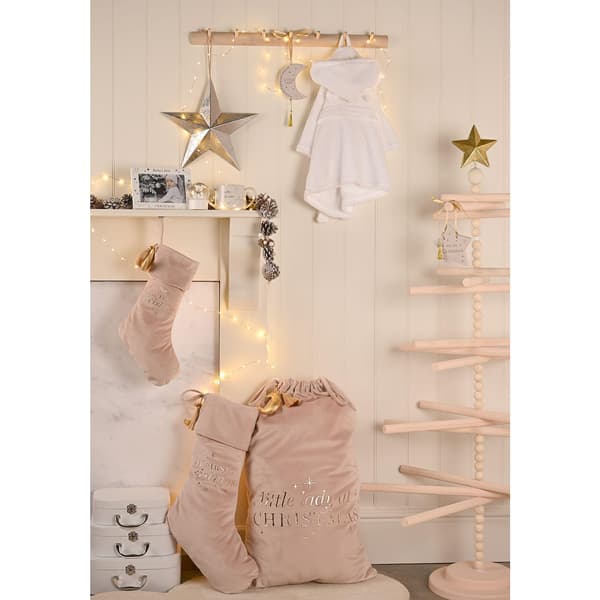 Bambino Baby's 1:a Julstrumpa Stor - Rosa One Size Pin Pink One Size