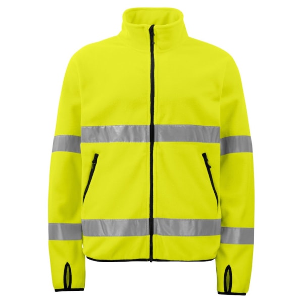 Projob Herr Fleece Hi-Vis Fleece Jacka L Gul/Svart Yellow/Black L