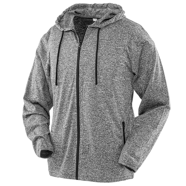 Spiro Dam/Damjacka med huva 18 UK Gråmelerad Grey Marl 18 UK