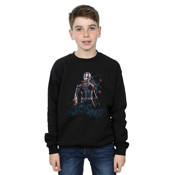 Marvel Boys Ant-Man And The Wasp Lab Pose Sweatshirt 5-6 år Black 5-6 Years