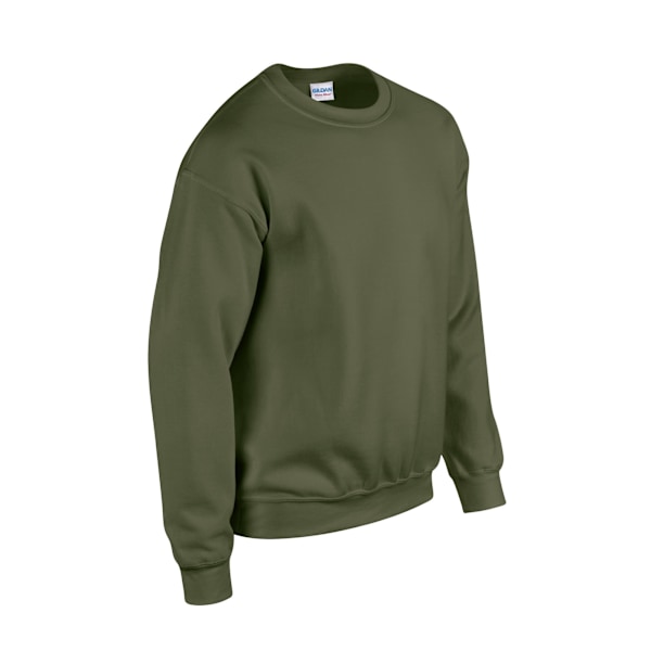 Gildan Herr Heavy Blend Sweatshirt M Militärgrön Military Green M