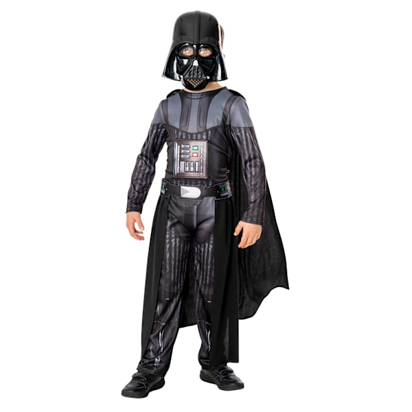 Star Wars: Obi-Wan Kenobi Boys DLX Darth Vader Kostym 3-4 År Black 3-4 Years