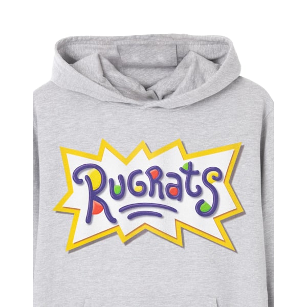 Rugrats Classic Logo Hoodie M Grey Marl Grey Marl M