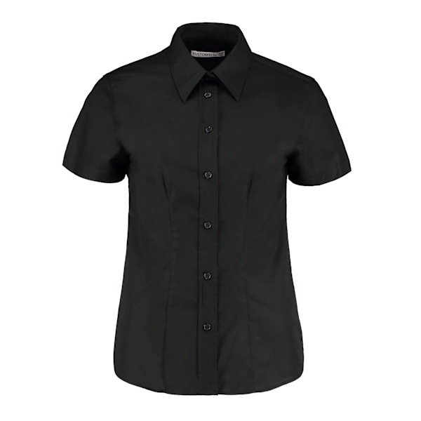 Kustom Kit Dam/Dam Short Sleeve Workwear Oxford Shirt 20 Black 20 UK