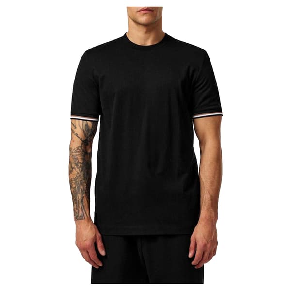 Boss Herr Hbb Thompson 04 Premium Bomull Regular T-Shirt M Svart Black M