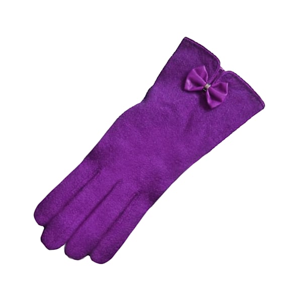 Eastern Counties Läder Dam/Dam Geri Ullblandade Handskar O Purple One size