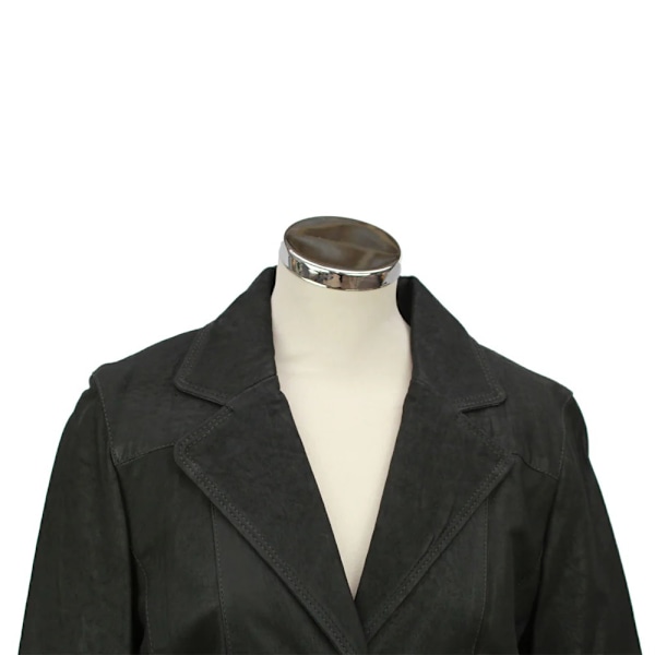 Eastern Counties Leather Dam/Dam Läder Korta Blazer 16 Black 16 UK